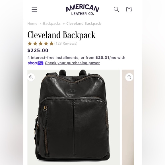 camel leather backpack The Prestige Panache Camel-brown